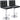 Black Adjustable Bar Stools (Set of 2) - Rent Instead - rental - new york - nyc